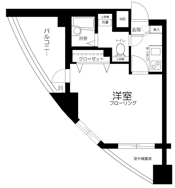 トーシンフェニックス中野坂上の間取り