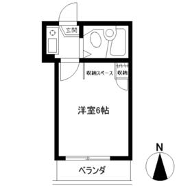 サンパレスアルバ・202号室の間取り