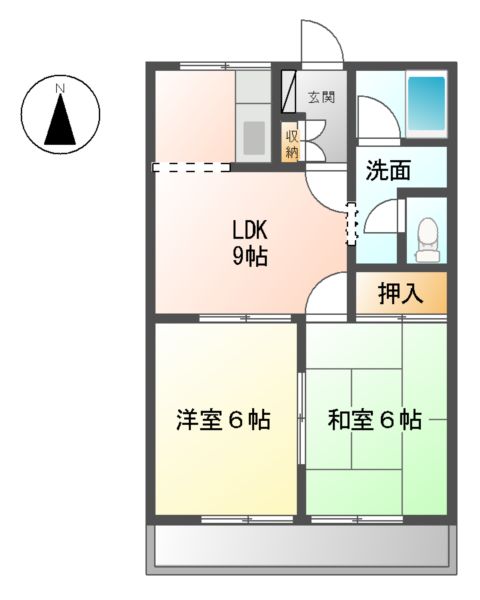 MF辻ヶ鼻の間取り