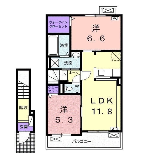 ボンダイⅠの間取り