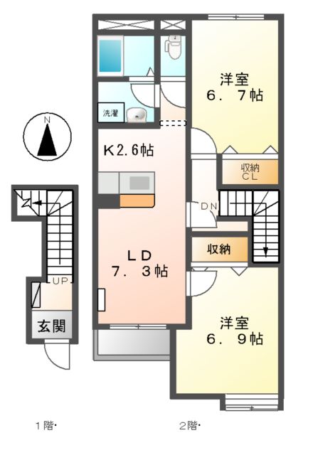 フルハウスAの間取り