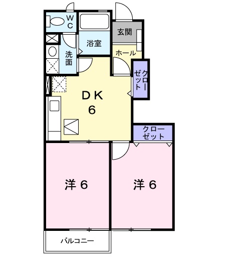 カーサカリエンテの間取り