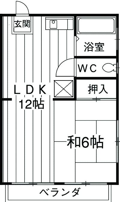 ブラウニー西湘の間取り