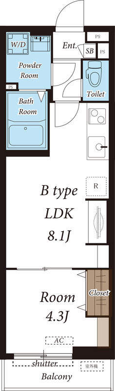 リブリ・ソーレの間取り