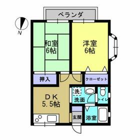 リバーサイド谷口の間取り