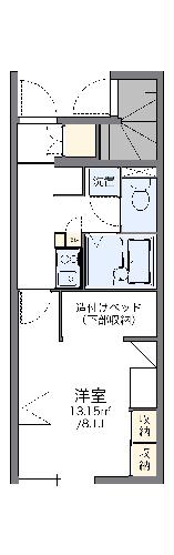 レオパレスビアンカの間取り
