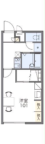 レオパレス潤の間取り