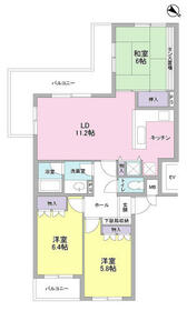 シティパル岳美の間取り