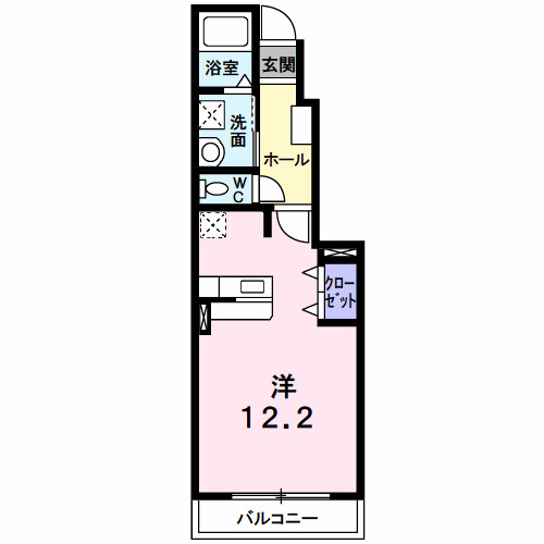 ロジュマンEの間取り