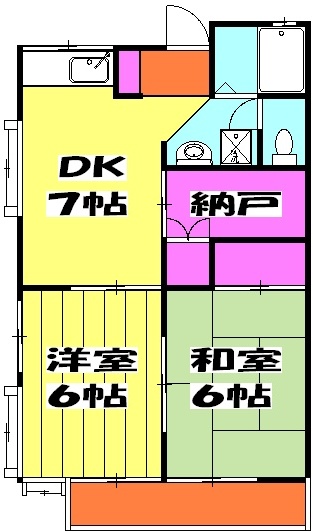 ハイクオリティハイツ・らんの間取り