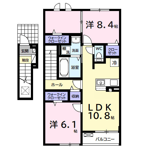 スリー・サークルの間取り