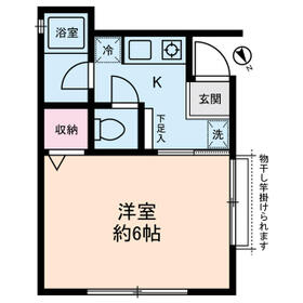 ヴィンテージ日ノ出町の間取り