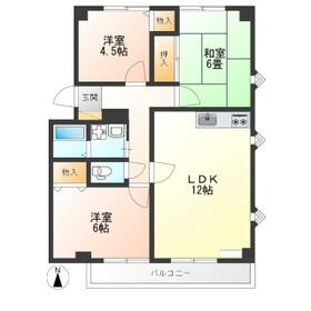 優泰佳ガーデンコートの間取り