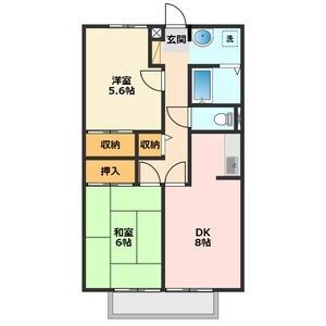 イル・チェルキオ・203号室の間取り