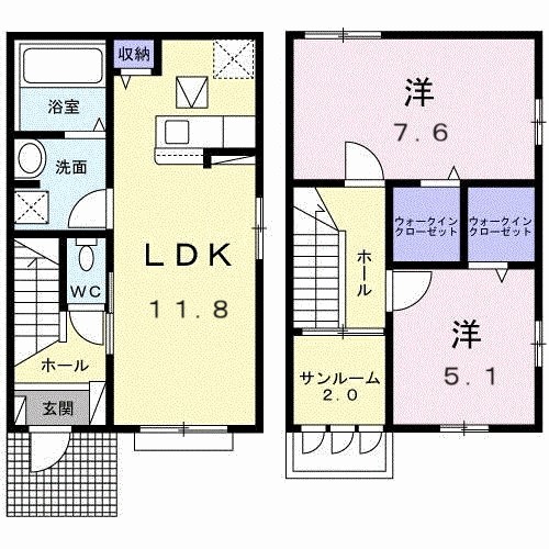 クールの間取り
