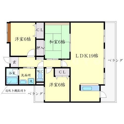 カプリコーナスの間取り