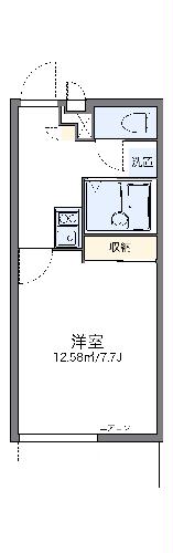 レオパレスハーディン ドライブの間取り