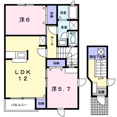 M・シャルマンローズAの間取り