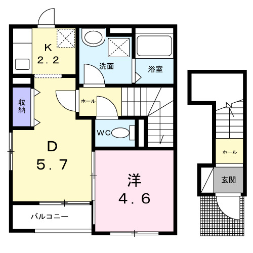 ローツェ松葉の間取り