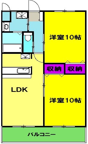 ラフォーレ駒形の間取り
