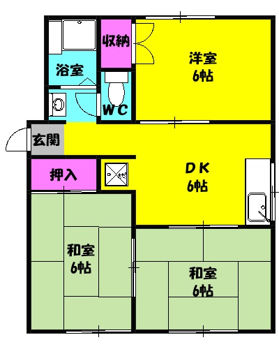 エレガントハイムの間取り