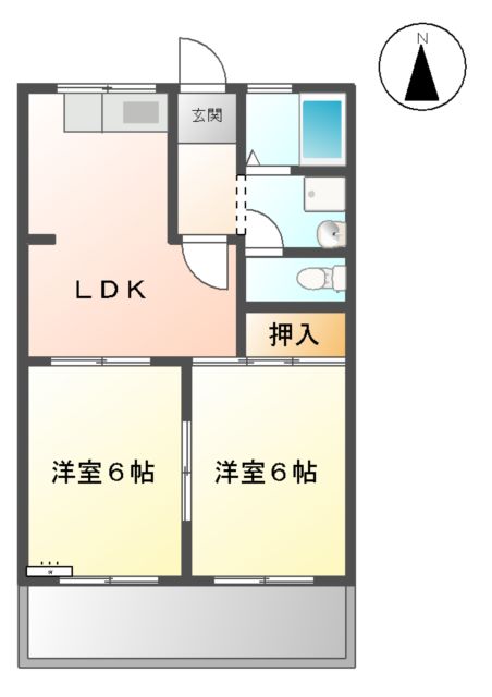 コーポラスN&Aの間取り