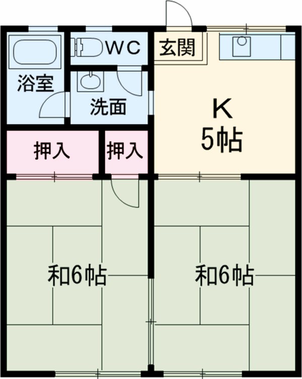 コーポしばたの間取り