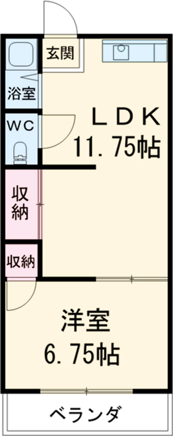 東千代田ハイツの間取り