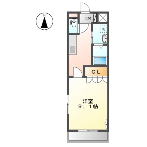 ルーエンハイム切戸の間取り