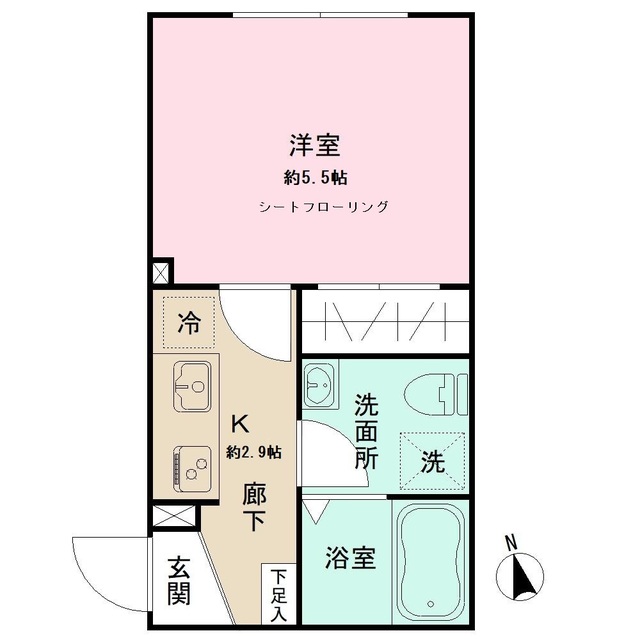 ノルディア奥沢の間取り