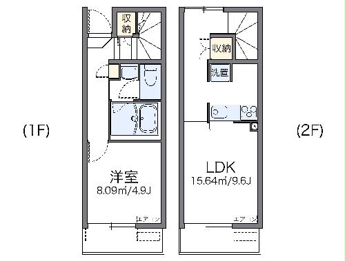 レオネクストフルールの間取り