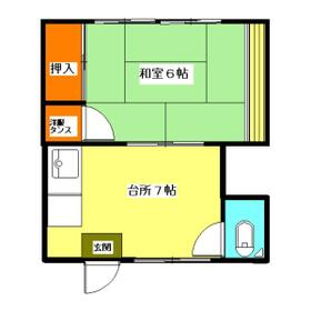 元木荘の間取り