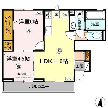 TORISIA花見が丘の間取り