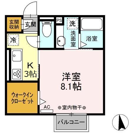 キートスマルカ C棟の間取り