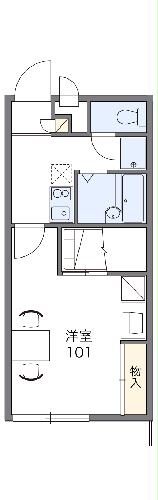 レオパレス萱場東の間取り