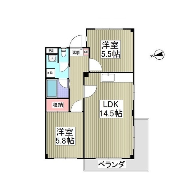 ライブハウスⅡの間取り