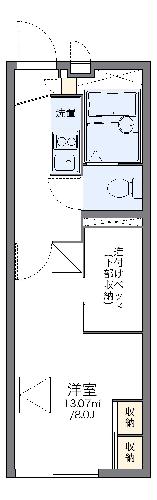 レオパレス大楽寺の間取り