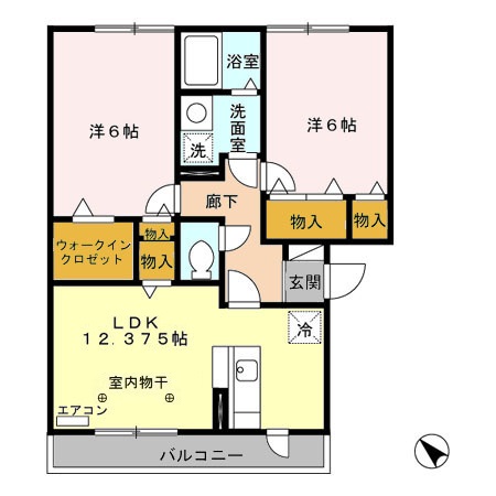 グラスミアの間取り