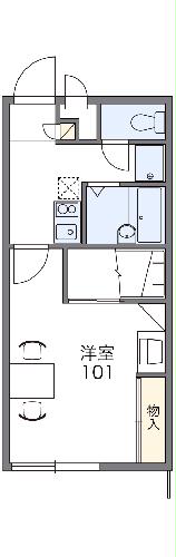 レオパレス信濃の間取り