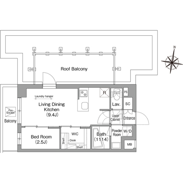 コンフォリア南品川の間取り