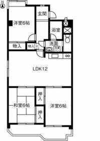 シャトー東山の間取り