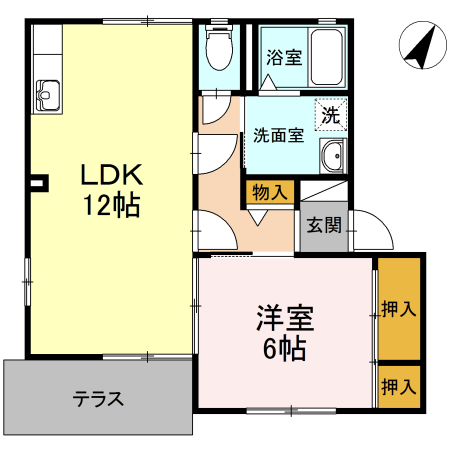 DIASカワグチ A棟の間取り