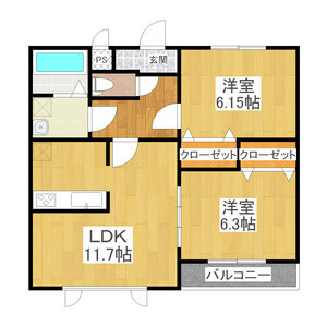 クラウドヒルズの間取り