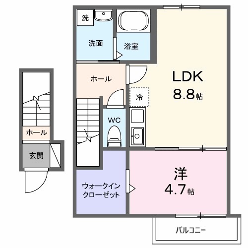 BAハイツの間取り