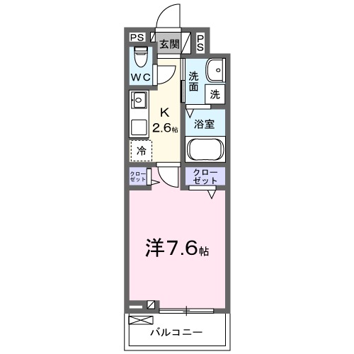 ｆｏｒＺｉ．Ｂ（フォージＢ）・03020号室の間取り