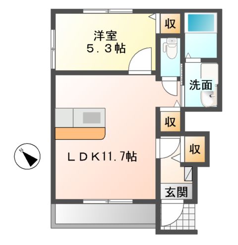 Peace(ピース)の間取り