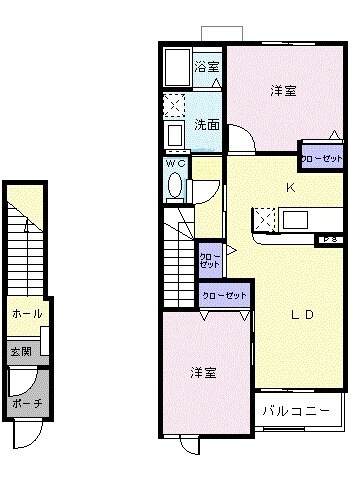 オーチャードビューの間取り