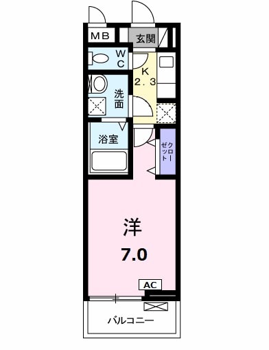 ソレイユ 2の間取り