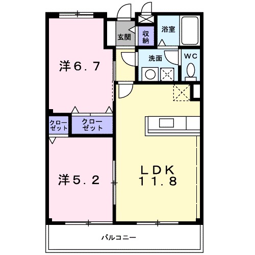 スターブルメゾン Cの間取り