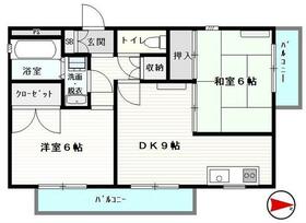 シャトー・ドゥ・ピエール・602号室の間取り